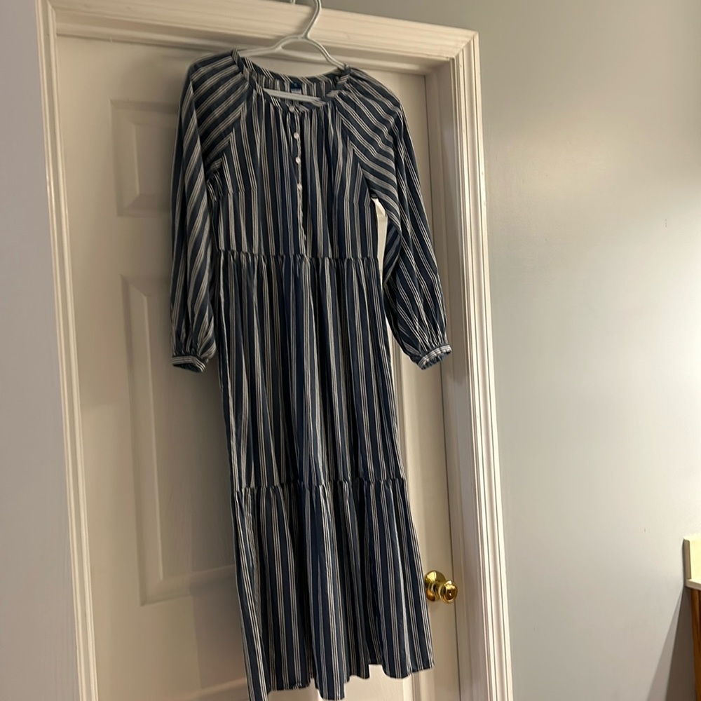 Old Navy striped dress.
